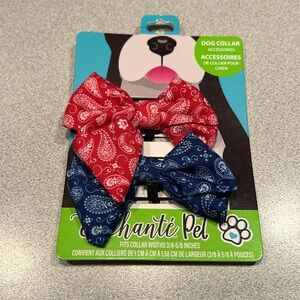 NWT Pet Bow Tie Set of 2